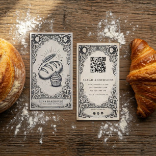 Vintage Mystical Artisan Bakery  Business Card