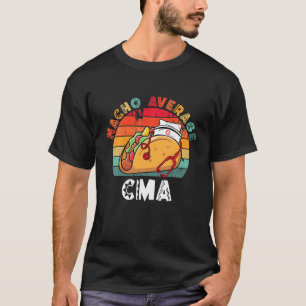 Vintage Nacho Average CMA Taco Stethoscope Cinco D T-Shirt