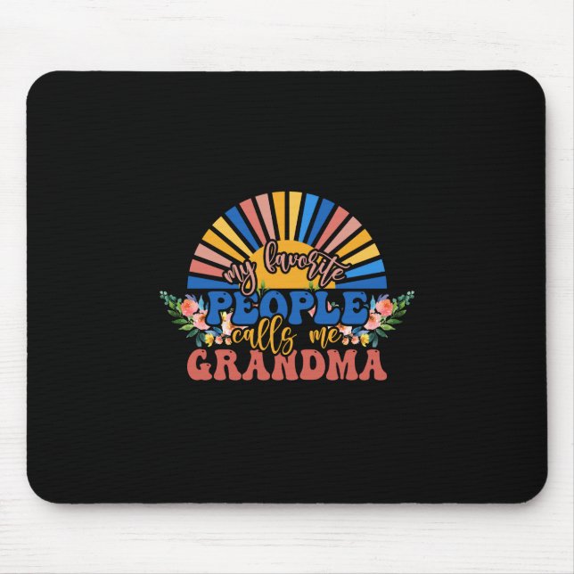 Vintage Nana Mouse Pad (Front)
