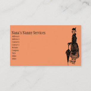 Vintage Nanny Business Card