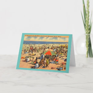 Vintage Nantasket Beach, Massachusetts Card