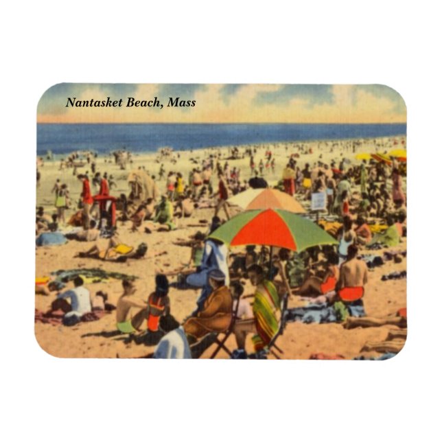 Vintage Nantasket Beach, Massachusetts Magnet (Horizontal)