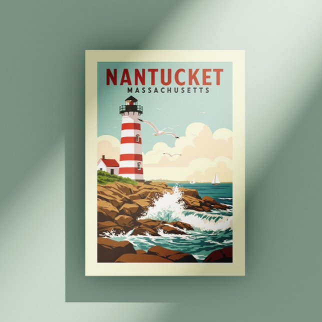 Vintage Nantucket Massachusetts Postcard (Creator Uploaded)