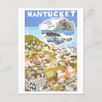 Vintage Nantucket Travel Poster