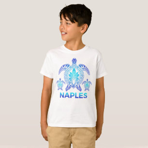 Vintage Naples Florida Ocean Sea Turtle Souvenirs T-Shirt