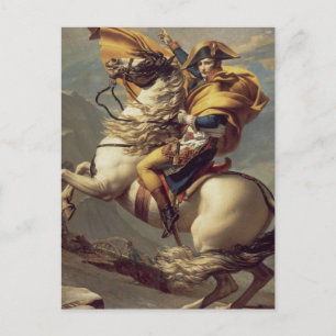 Vintage Napoleon Crossing the Alps Postcard