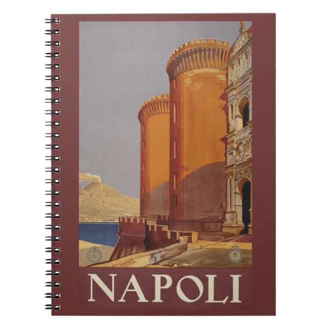 Vintage Napoli Naples Italy notebook (Front)