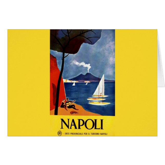 Vintage Napoli Travel Love Romance (Front Horizontal)