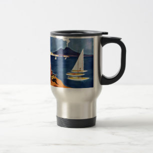 Vintage Napoli Travel Love Romance Travel Mug