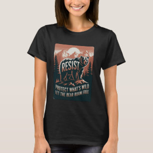 Vintage National Park Style, Featuring A Bear Resi T-Shirt