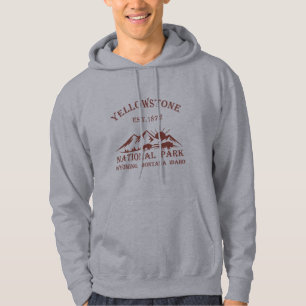 Vintage National Park Yellowstone Hoodie