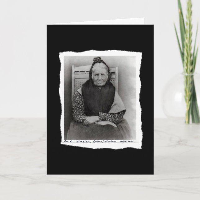 Vintage Native American Cherokee Card (Front)