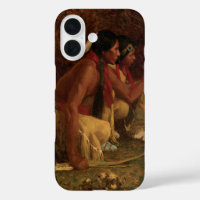 Vintage Native American, Hunting for Deer by Couse