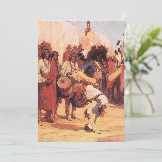 Vintage Native Americans Buffalo Dancer by Cassidy (Standing Front)
