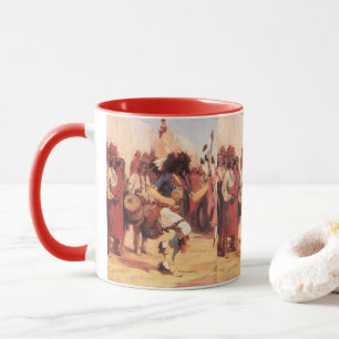 Vintage Native Americans Buffalo Dancer by Cassidy Mug