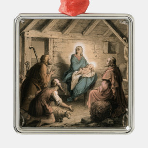 Vintage Nativity ornament