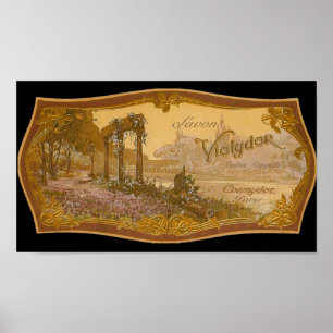 Vintage Natural Soap Ad Poster