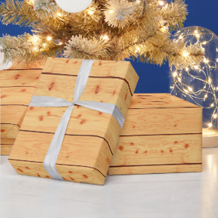 Vintage Natural Wood Texture - Rustic Tree Trunk Wrapping Paper