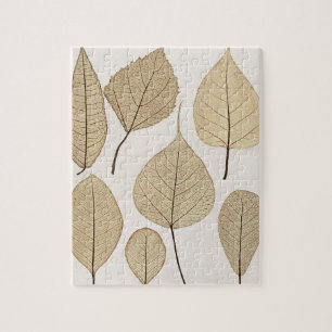 Vintage Naturalist Botanical Drawing   Leaves 1858 Jigsaw Puzzle