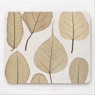 Vintage Naturalist Botanical Drawing Leaves 1858 Mouse Pad