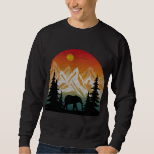 Vintage Nature Elephant Sweatshirt