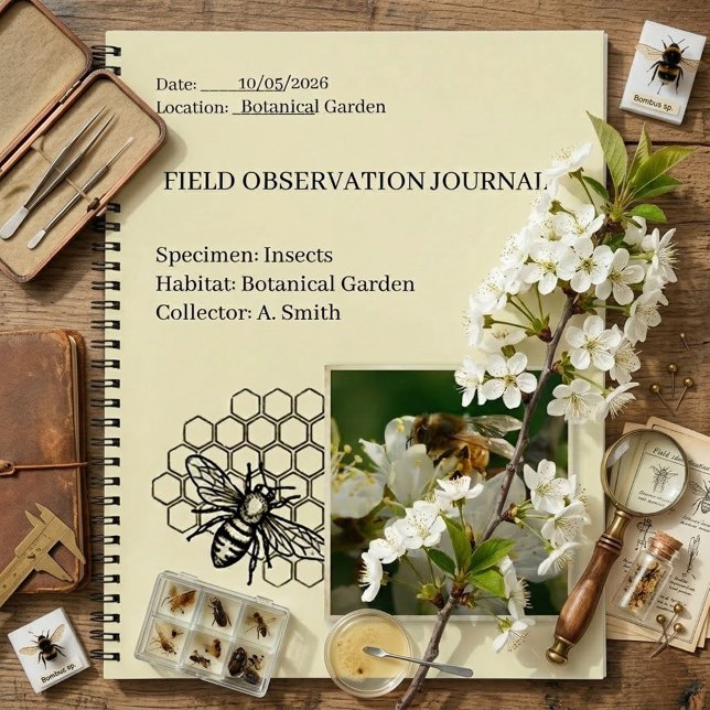 Vintage Nature & Insects Field Observation Journal (Creator Uploaded)