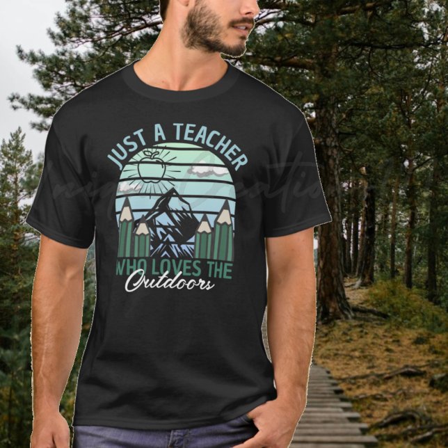 Vintage Nature Loving Teacher  T-Shirt (Creator Uploaded)