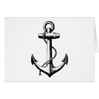 Vintage Nautical Anchor Illustration