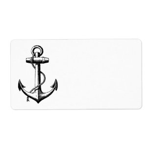 Vintage Nautical Anchor Illustration