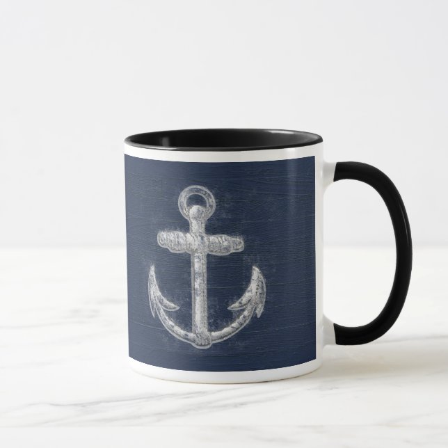 Vintage Nautical Anchor Mug (Right)