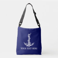 Vintage Nautical Anchor Rope Your Text Here