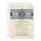 vintage nautical navy rehearsal dinner invitation
