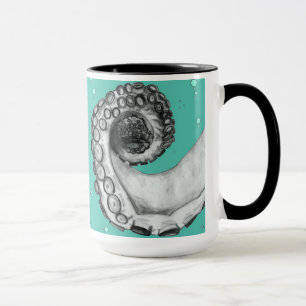Vintage Nautical Octopus Tattoo Style Art Mug