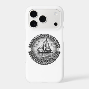 Vintage Nautical Sailboat Compass iPhone Case – Sa