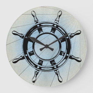 Ship Wheel Clocks