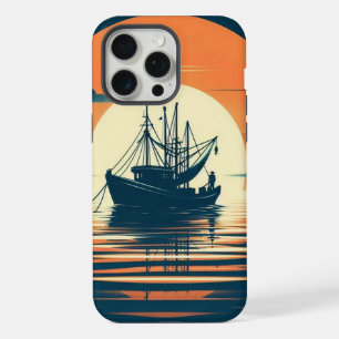 Vintage/Nautical shrimp/fishing iPhone 15 Pro Max Case