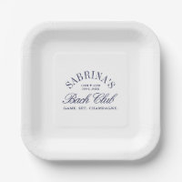 Vintage Navy Country Club Bachelorette Party