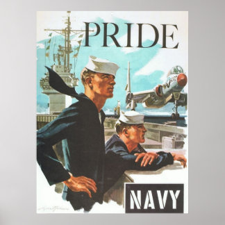 Vintage Navy Pride Poster