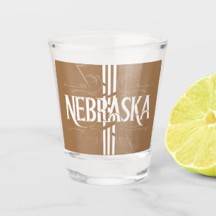 Vintage Nebraska State Shot Glass