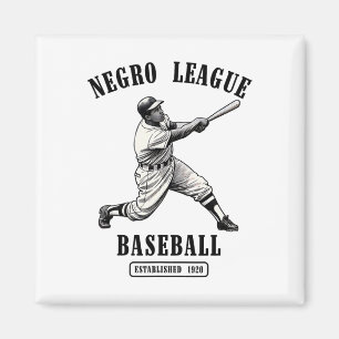 Vintage Negro League Bysebyll Black History Month Magnet