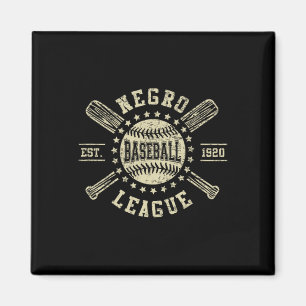 Vintage Negro League Bysebyll Black History Month Magnet