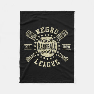 Vintage Negro League Bysell Black History Month 2  Fleece Blanket