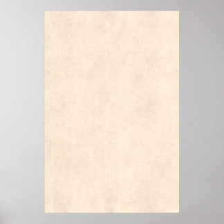 Vintage Neutral Parchment Beige Antique Paper Temp Poster