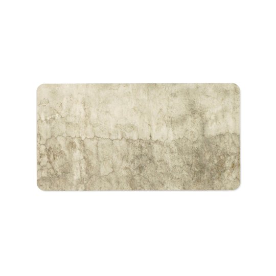 Vintage Neutral Plaster Paint Background Grunge Address Label