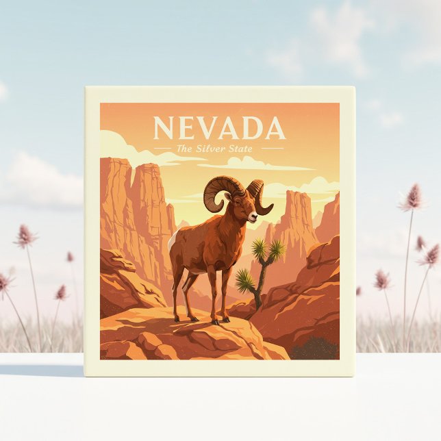 Vintage Nevada Ceramic Tile (Creator Uploaded)