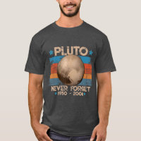 Vintage Never Forget Pluto Nerdy Astronomy Space