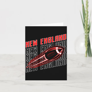 Vintage New England Hometown Pride Illustration Card