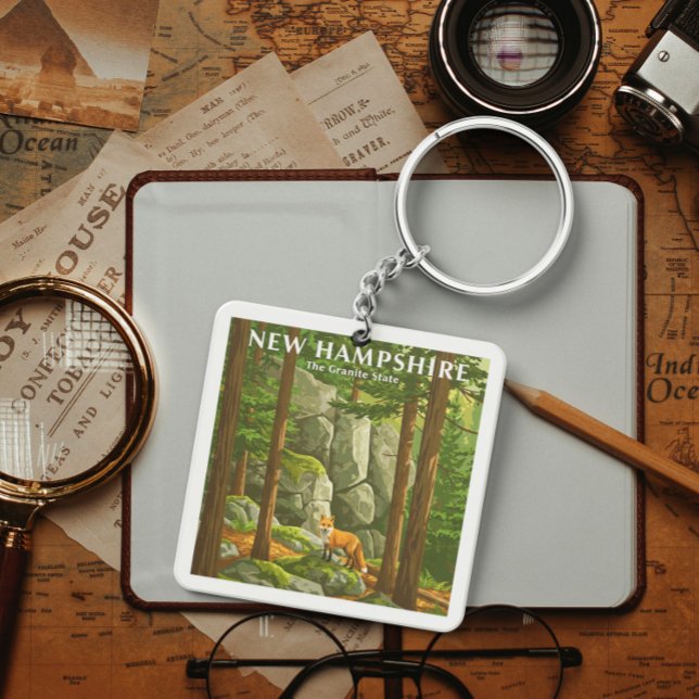 Vintage New Hampshire Key Ring (Creator Uploaded)