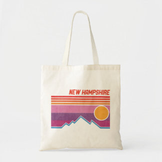 Vintage New Hampshire NH Granite State Souvenir Tote Bag