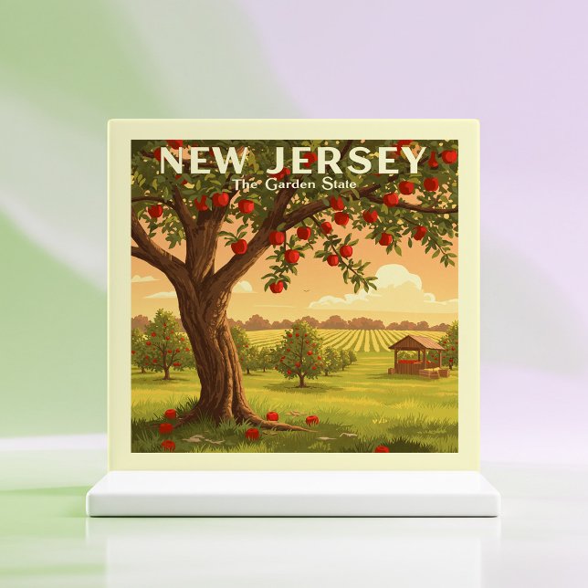 Vintage New Jersey Ceramic Tile (Creator Uploaded)